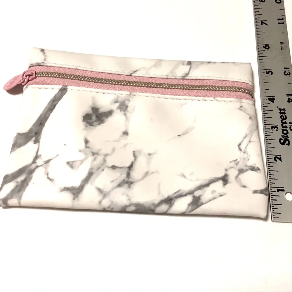 IPSY January 2020 Glam Bag - White & Gray Marble Cosmetic Pouch